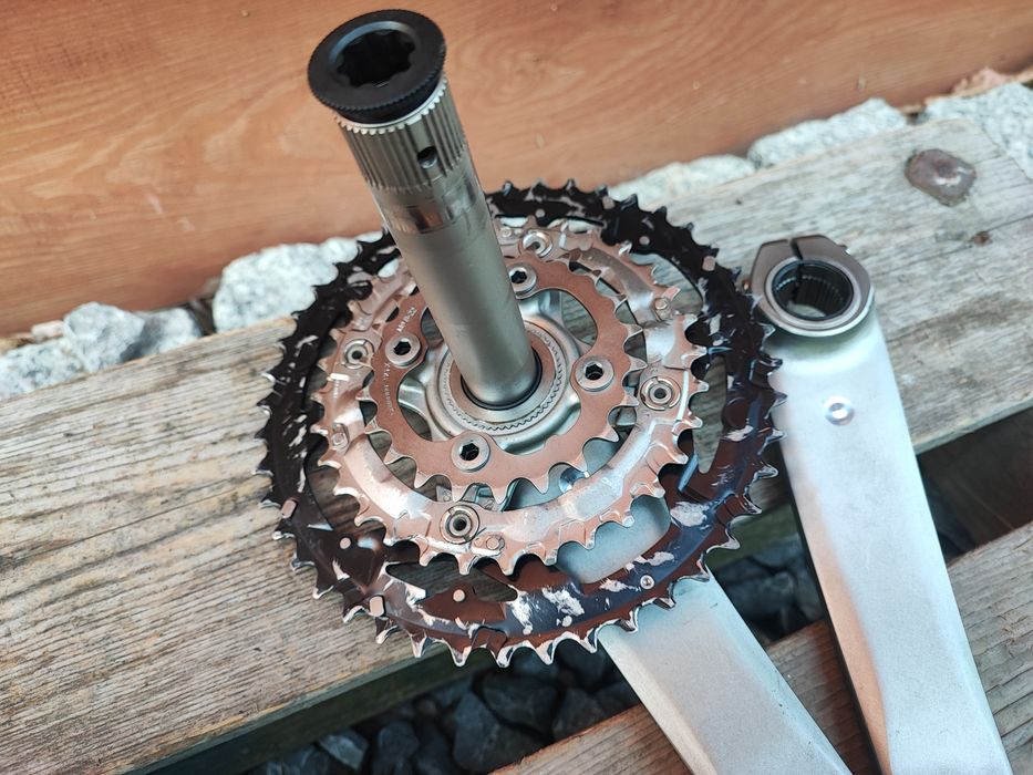 Korba rowerowa Shimano Deore LX M582 175mm Hollowtech 2 Retro MTB