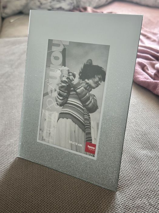 Home&You Ramka Na Zdjęcie Brilliant Glamour Szklana Brokat 17x22/10x15