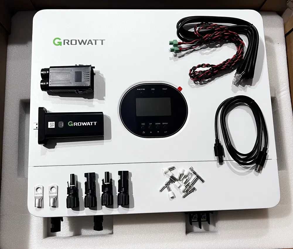 Nowe Inwertery Off-Grid Growatt SPF6000 ES Plus z WiFi FV23%
