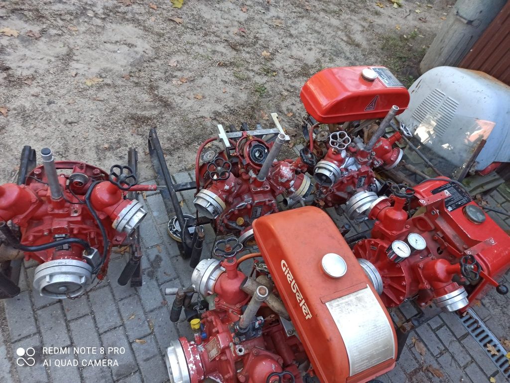 Motopompa Pompa Strażacka Deszczownia Bursztyn 800l/min 8bar Magirus