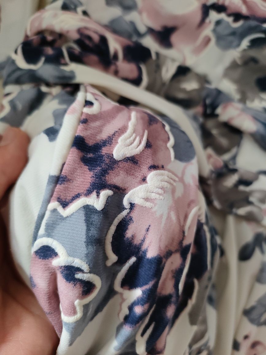 Śliczna sukienka ciążowa i do karmienia Happy Mama r. S
