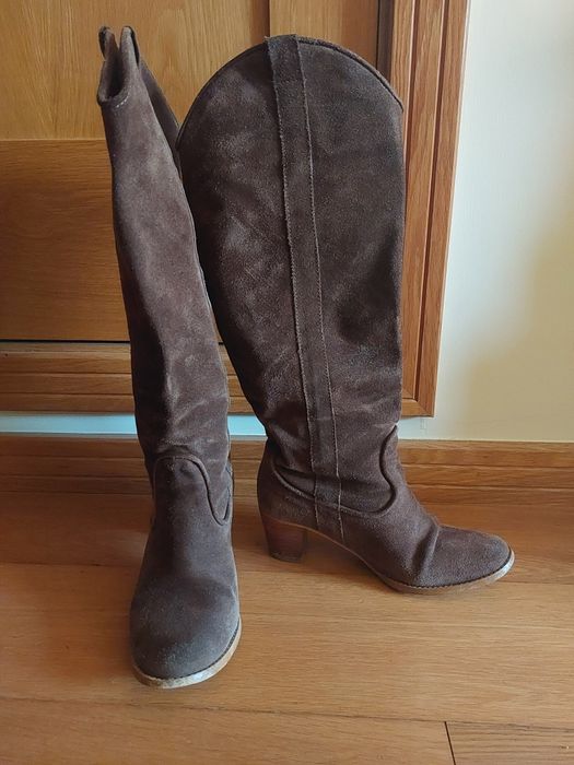 Botas castanhas Zara