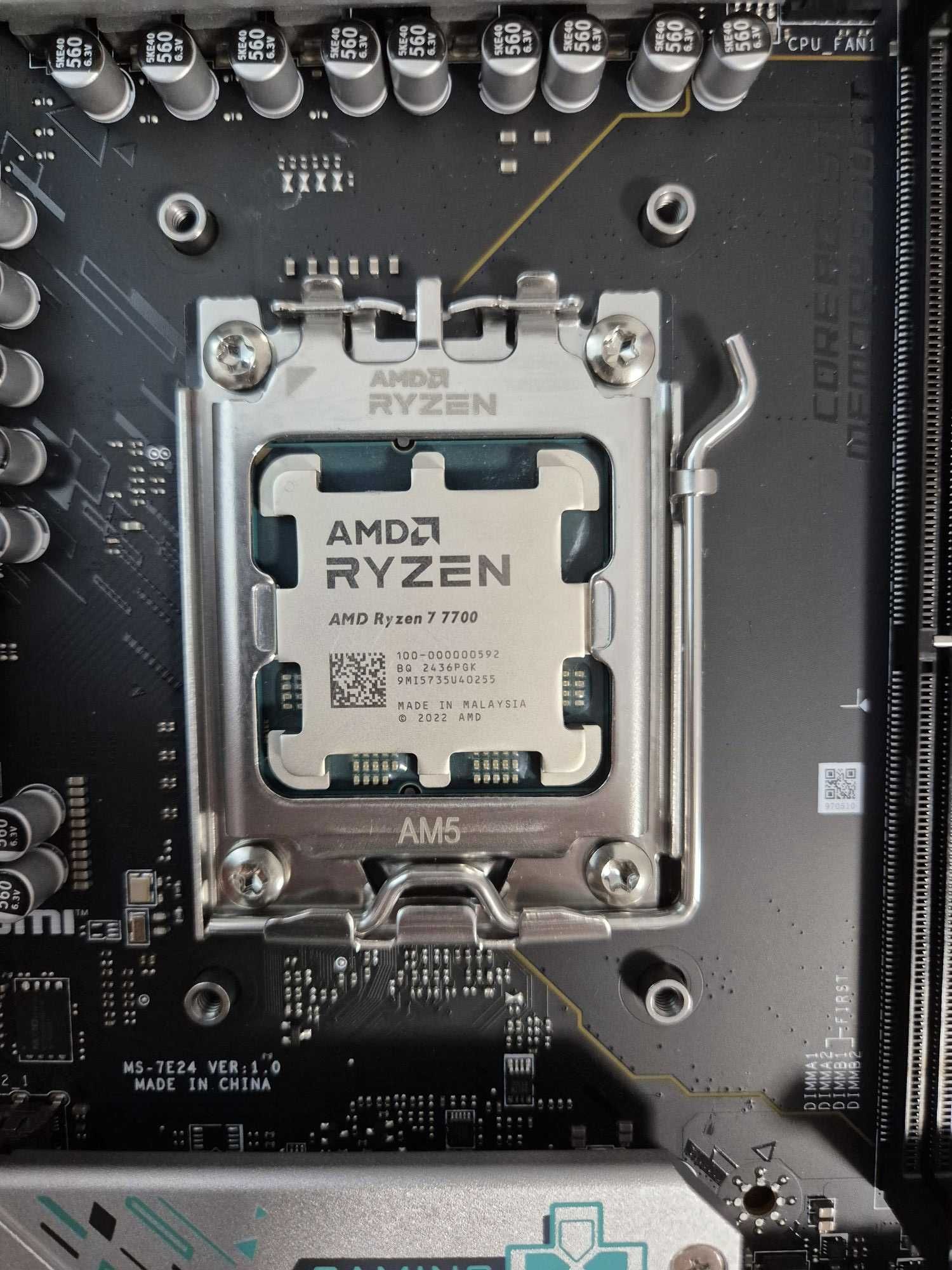 AM5 як новий сет Ryzen 7 7700 5.3GHz + B650M MSI Gaming Wi-Fi. TradeIN