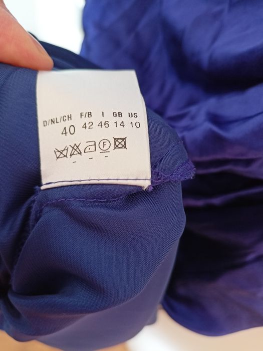 Suknia jedwabna roz 40
