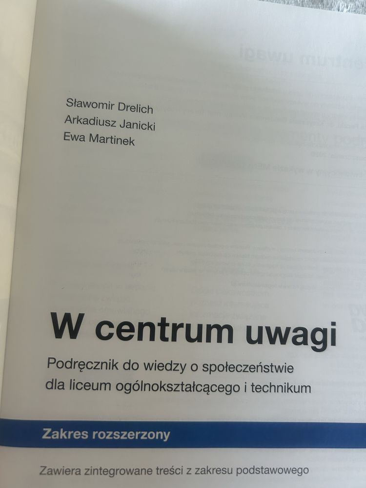 W centrum uwagi 2 Podręcznik Nowy