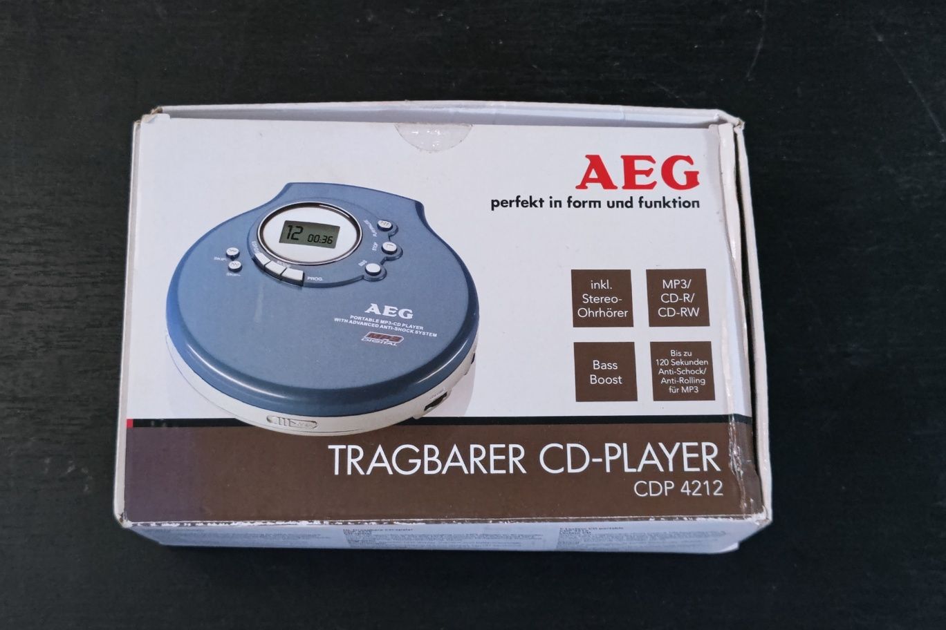 Новий CD MP3 player AEG з коробкою і документами