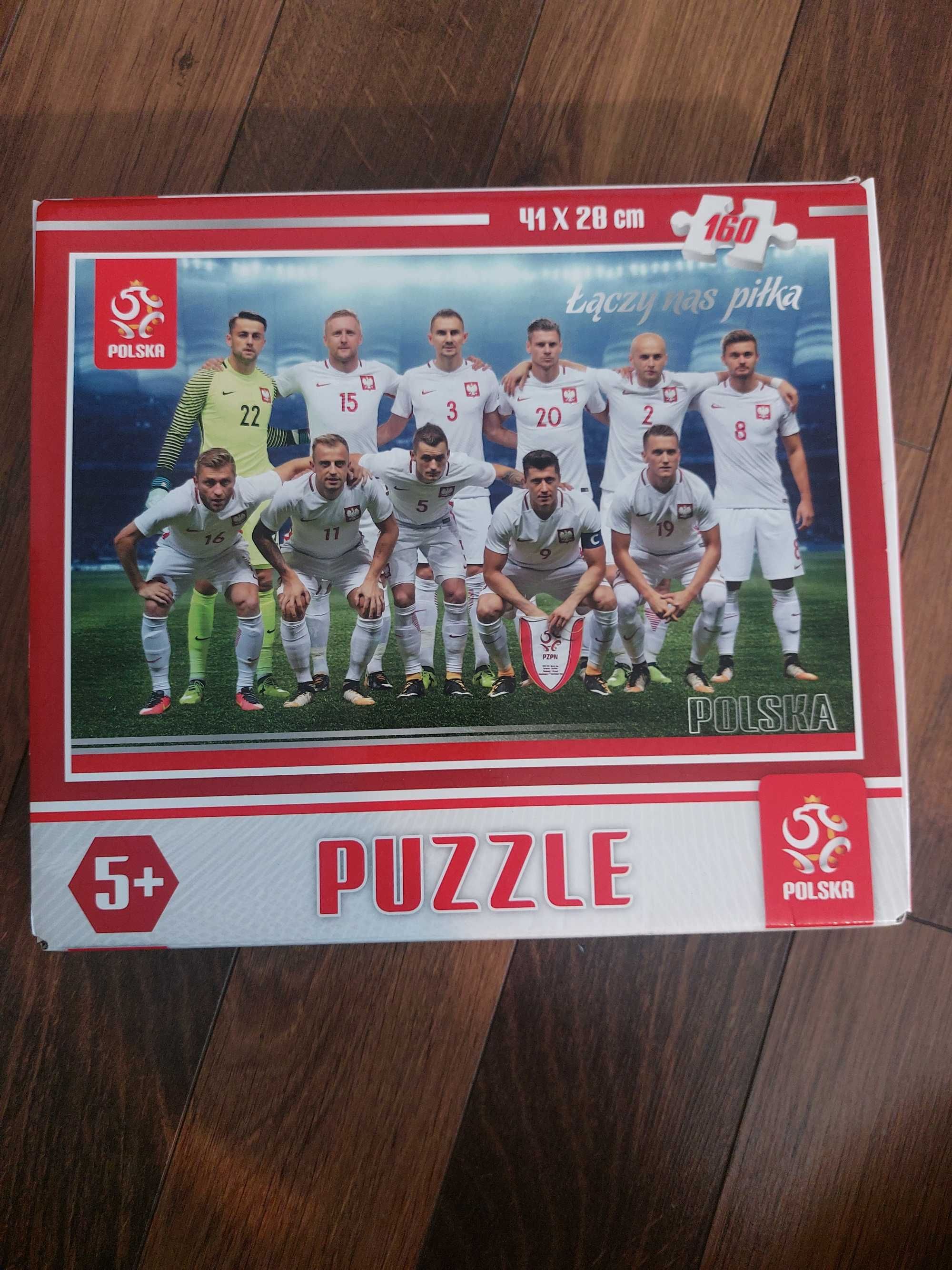 Puzzle łączy nas piłka Polska 160 elementów
