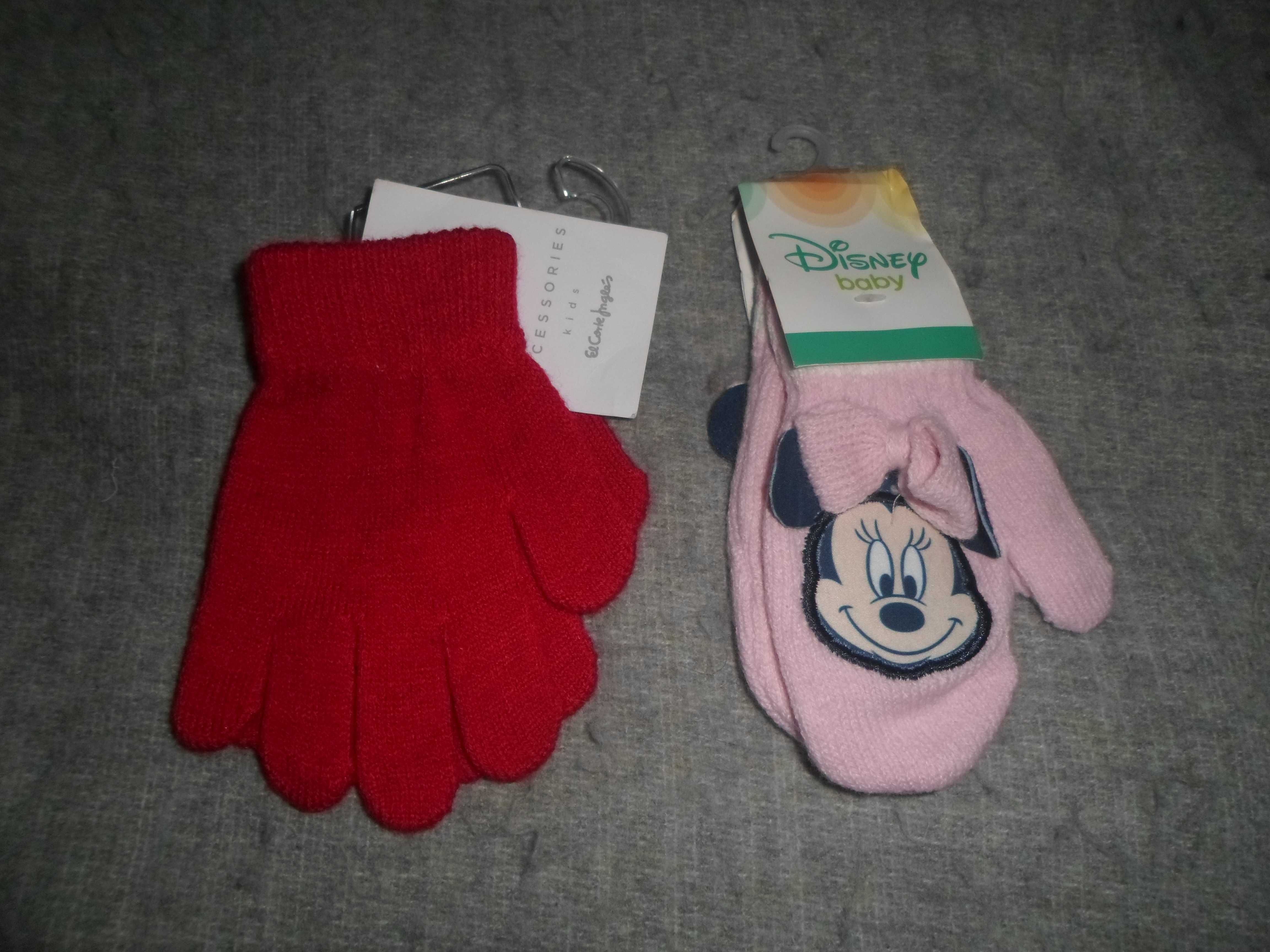 2 pares de luvas novas com etiqueta  para bebe