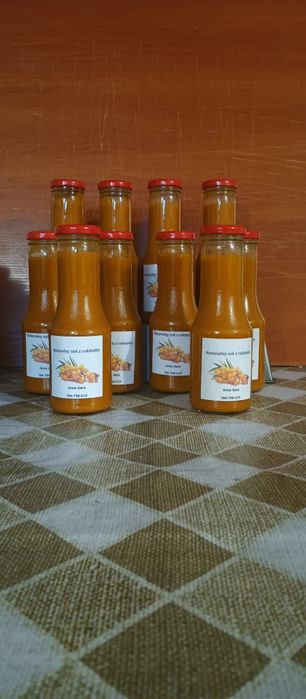 Sok z rokitnika domowej produkcj