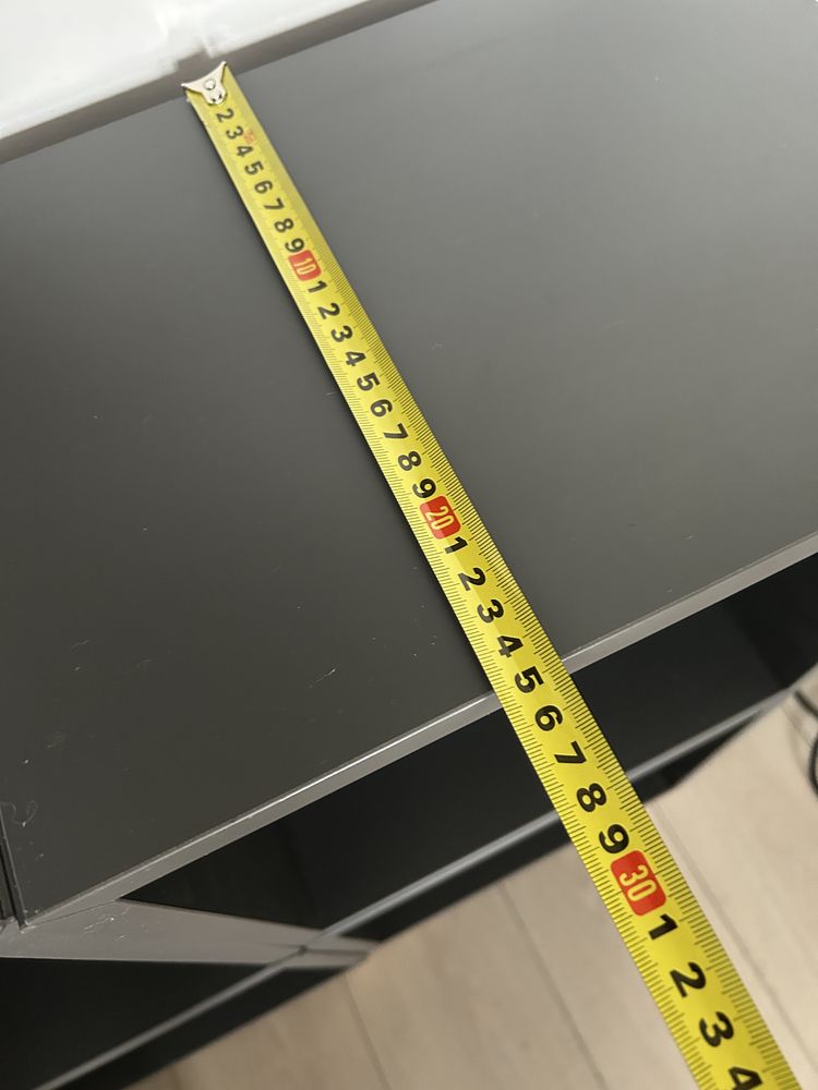 Zestaw IKEA Eket ciemnoszary 246 x 80 x 25 szafki regały