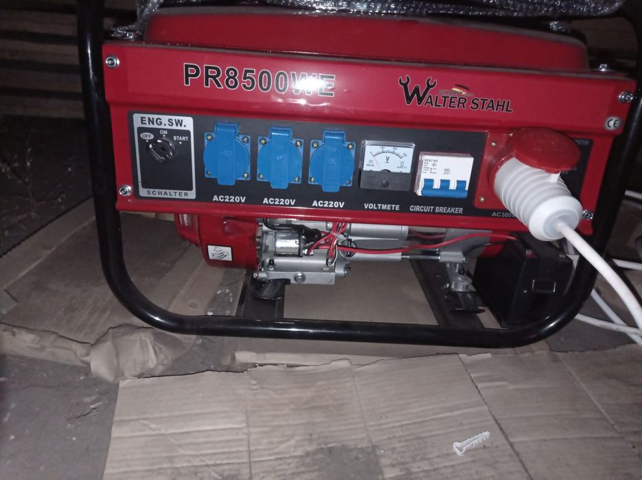 Генератор бензиновий Walter Stahl PR8500WE
