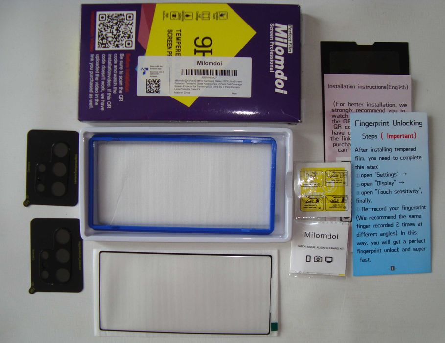 Ультразагартоване захисне скло Milomdoi для Samsung Galaxy S23 Ultra