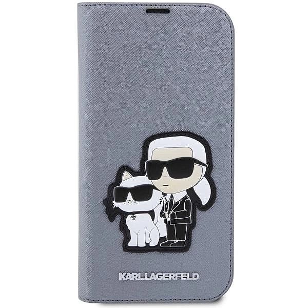 Etui Karl Lagerfeld Saffiano Karl&Choupette na iPhone 14 Pro Max - sre