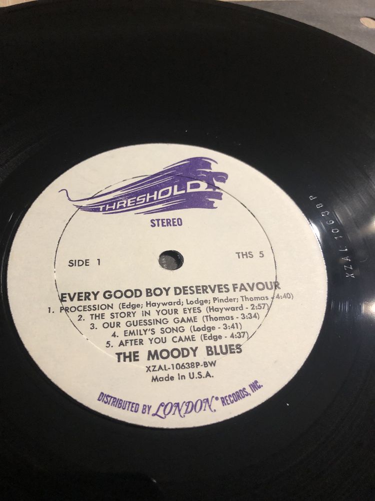 The Moody Blues every good boy deserves favour USA EX