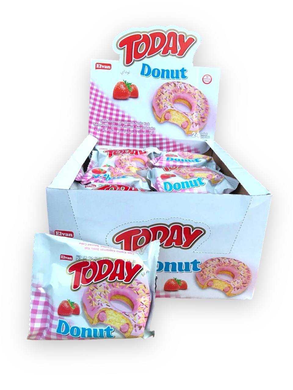 Пончик Today donut TM Elvan, Турция 24шт/уп