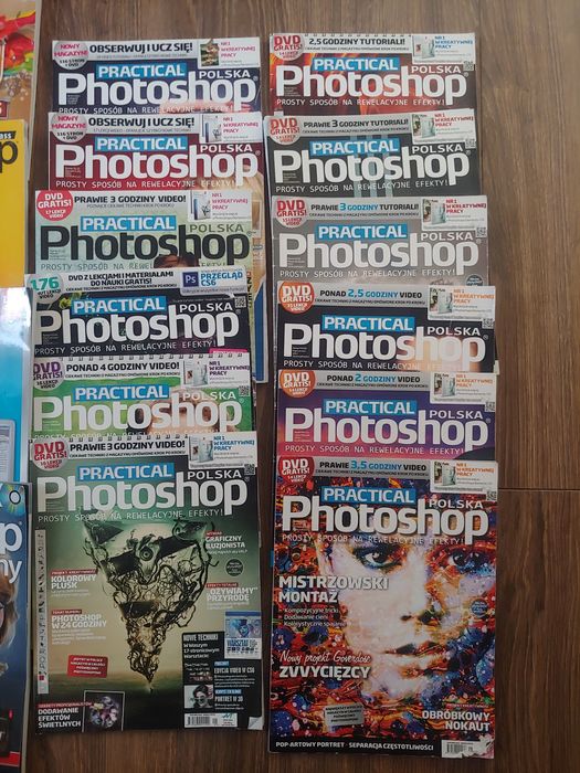 Czasopismo Photoshop Kreatywny, Photoshop Pro, practical Photoshop...