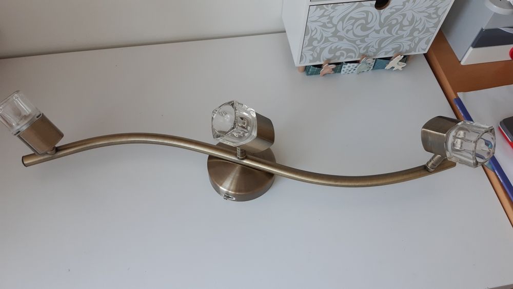 Lampa  złota. Gratis żarówki!