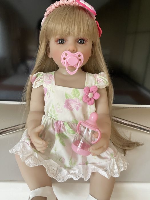 Лялька реборн вінілова, силіконова