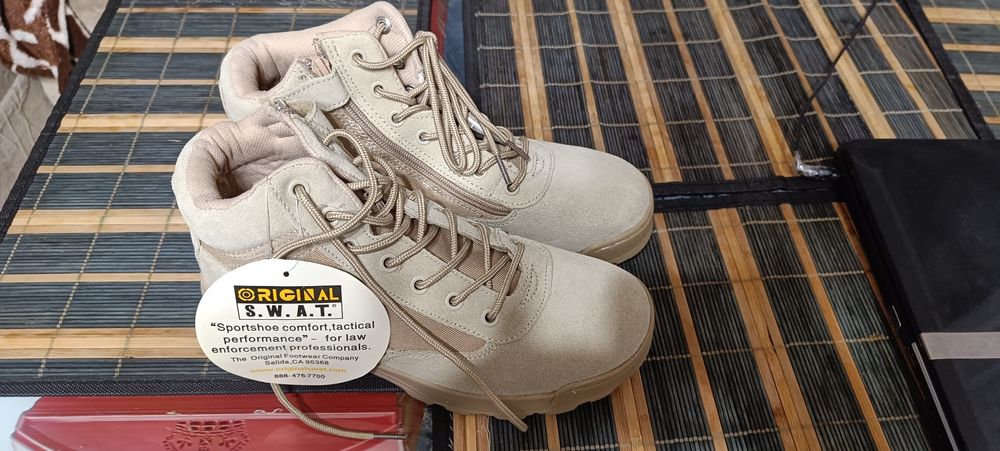 Черевики тактичні берці SWAT ZK-0217 розмір 42 колір хакі