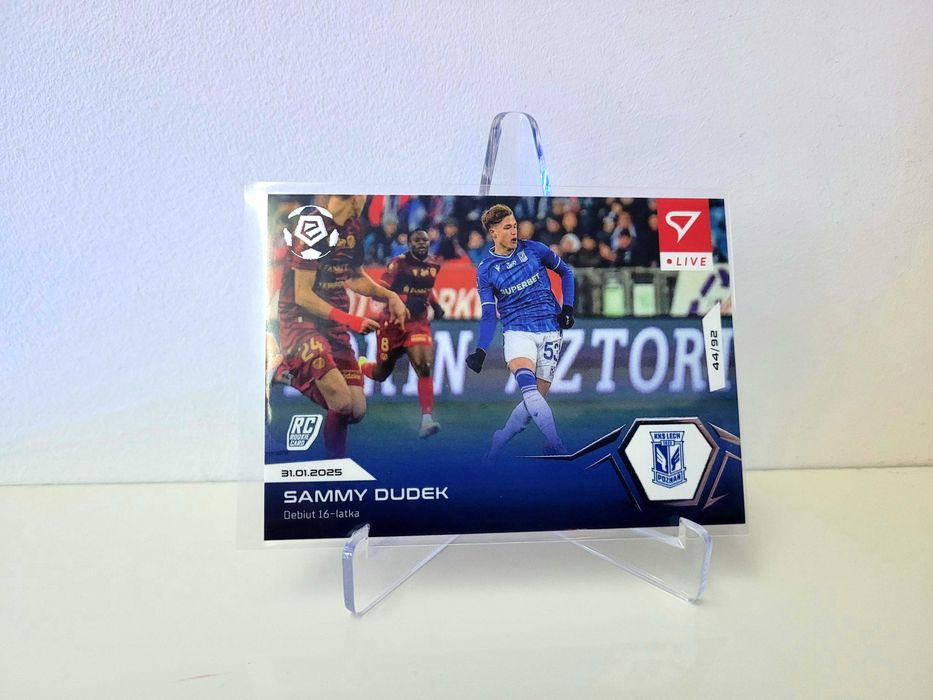 Karta L-46 Sammy Dudek Lech Poznań Ekstraklasa 2024/25 LIVE lim: 44/92