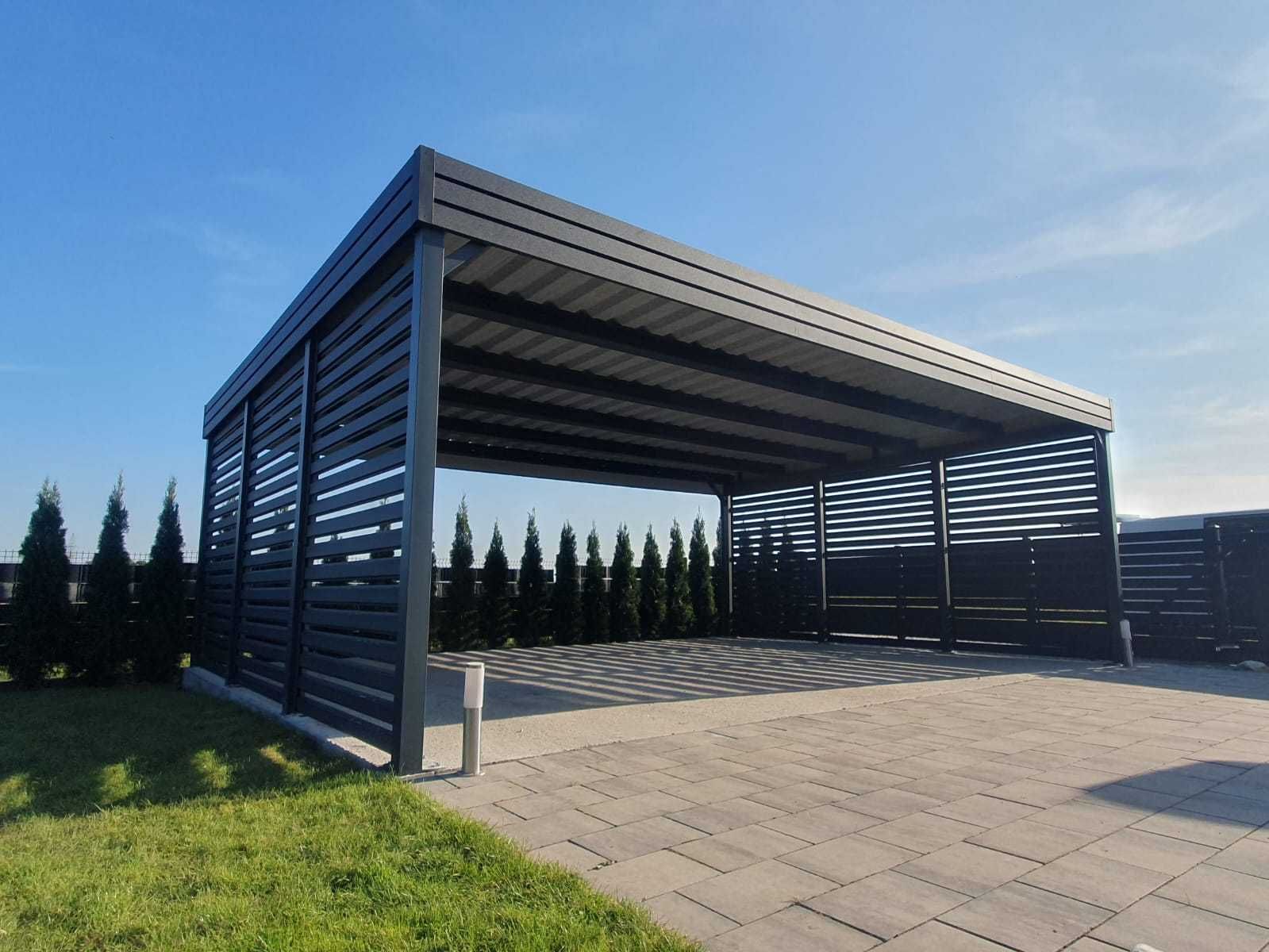 Wiata garażowa na dwa auta, garaż, altana, carport