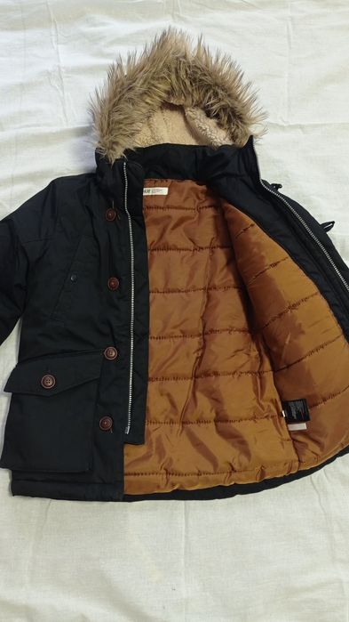 Куртка парка на 8-9 лет от H&M для мальчика