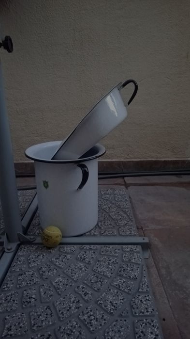 Penico alto e arrastadeira