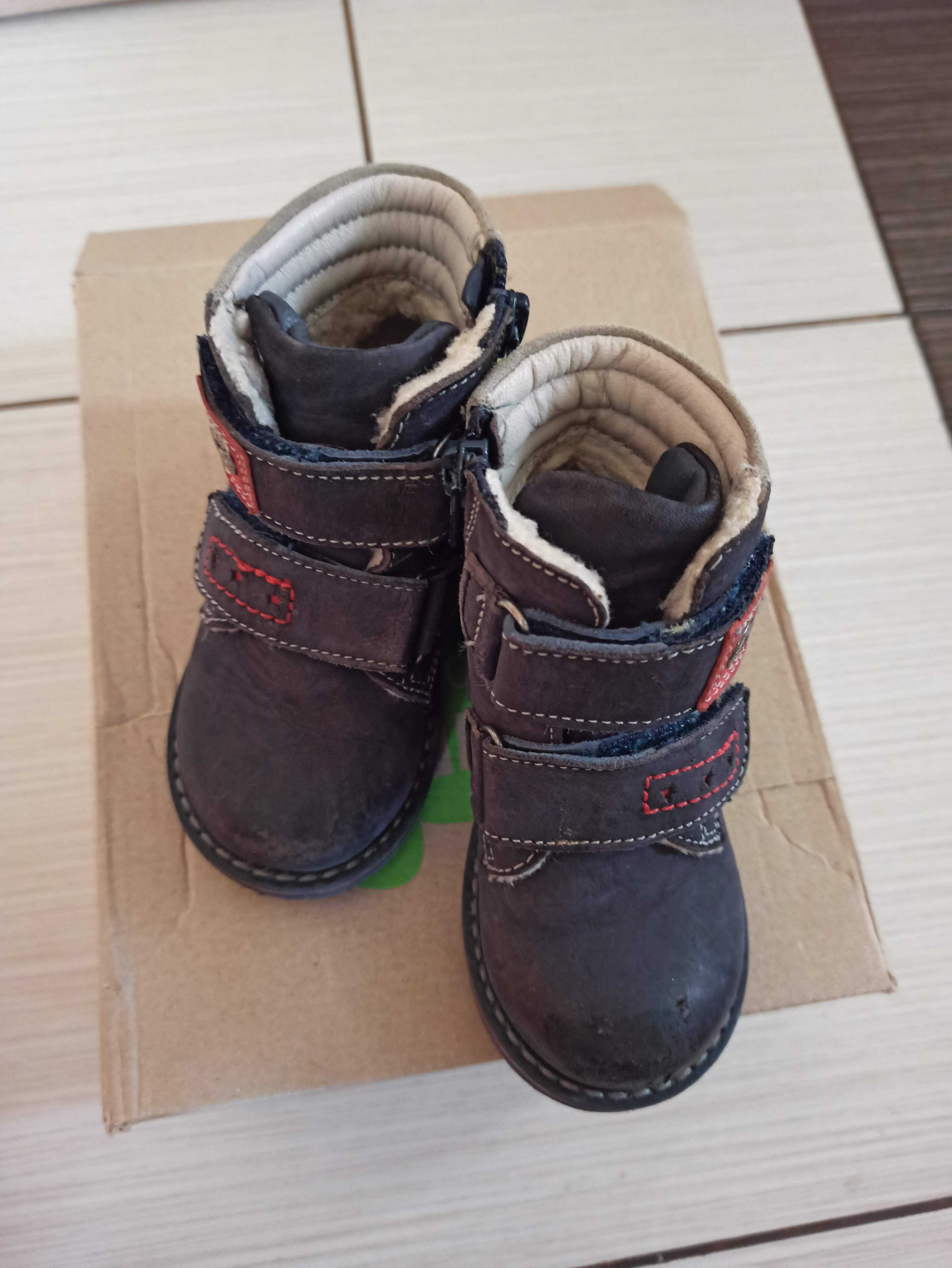 Buty zimowe 21 lasocki kids buciki skóra