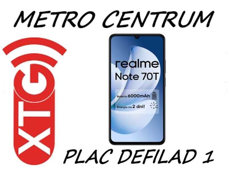 Smartfon Realme Note 70T 4/128gb LTE czarny, złoty FV23%
