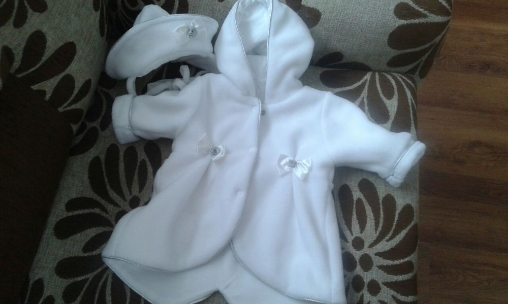 Ubranko do chrztu dla dziewczynki r.68