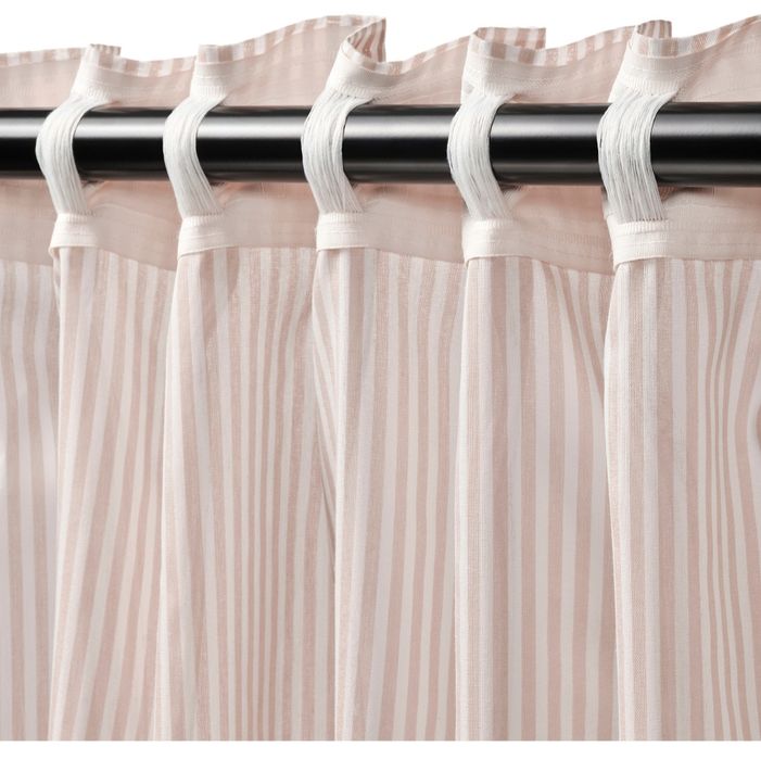 2 zasłony, firanki IKEA Bymott 120x300 NOWE. Komplet 2 sztuki. Firana.