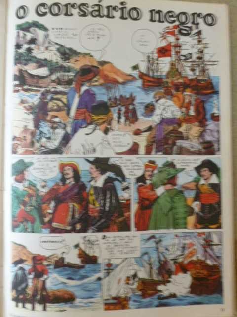 Livro de Banda Desenhada O Corsário Negro, de Emilio Salgari