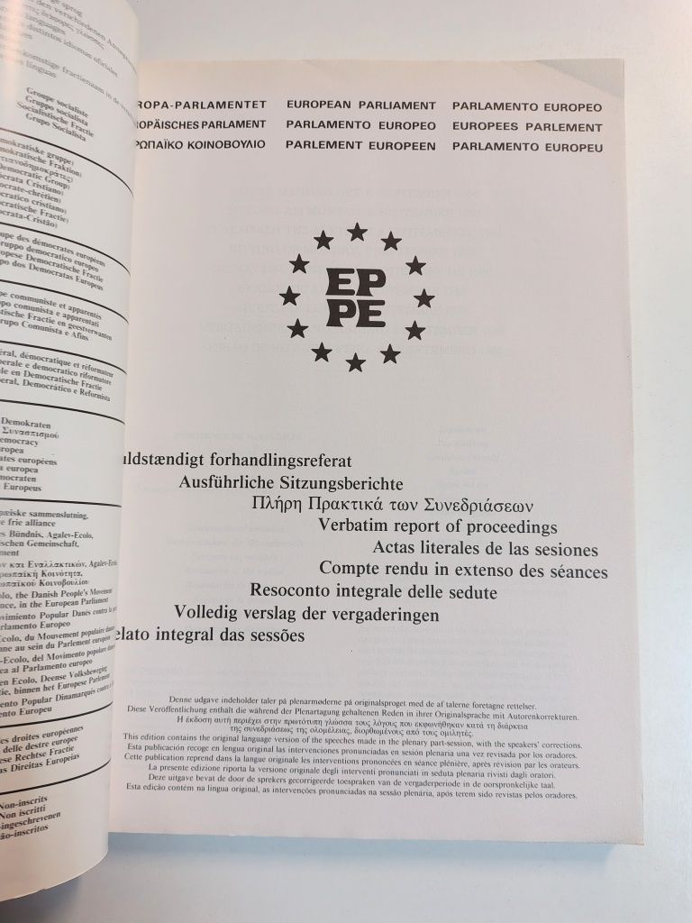 Relato integral das sessões/ Compte rendu in extenso des séances