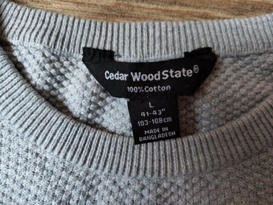 Мужской джемпер Cedarwood State L серый