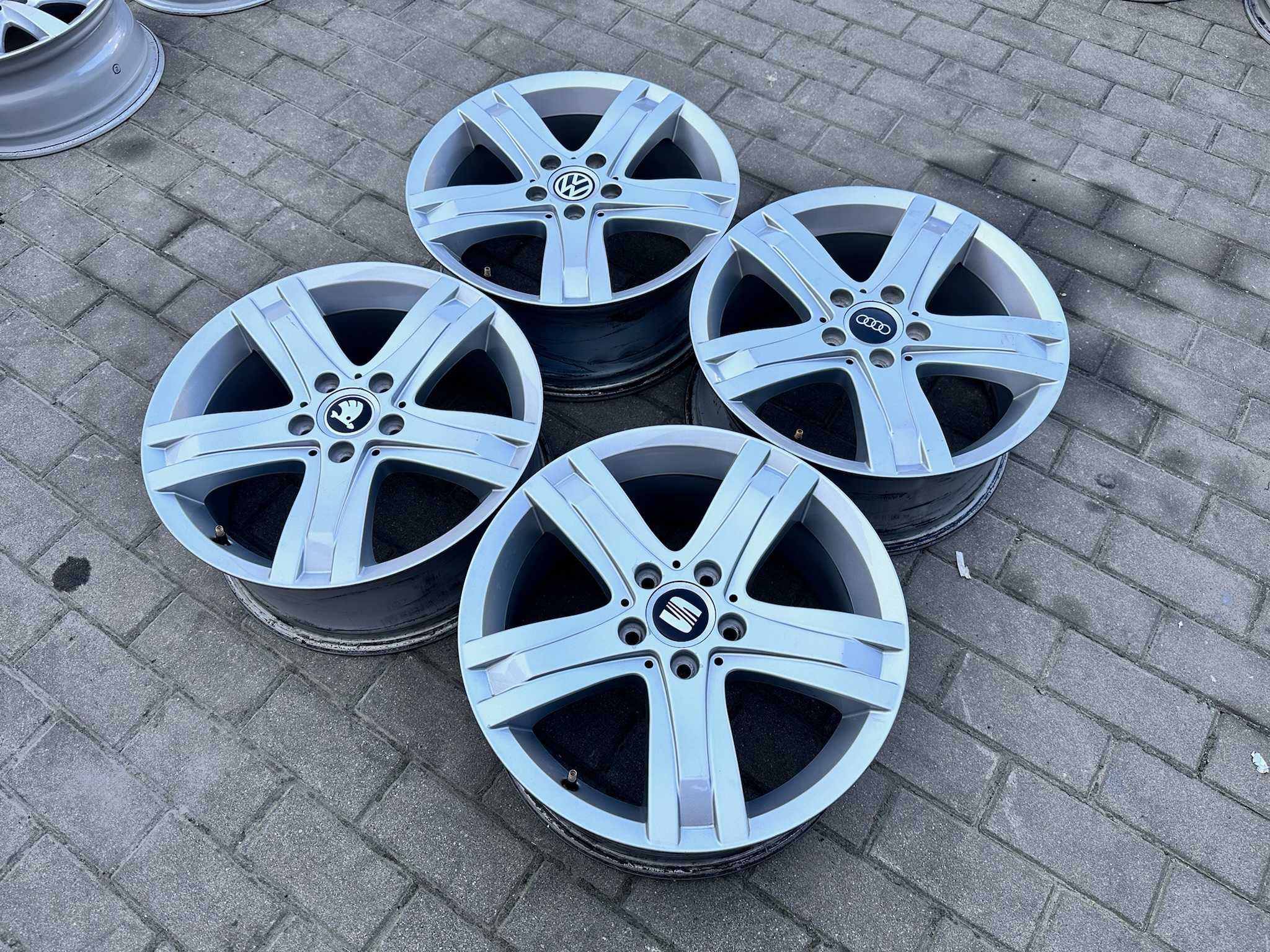 FELGI ALUFELGI 17 Audi Seat Skoda VW 5x112 7.5J ET47.5 57.1MM ORG #52