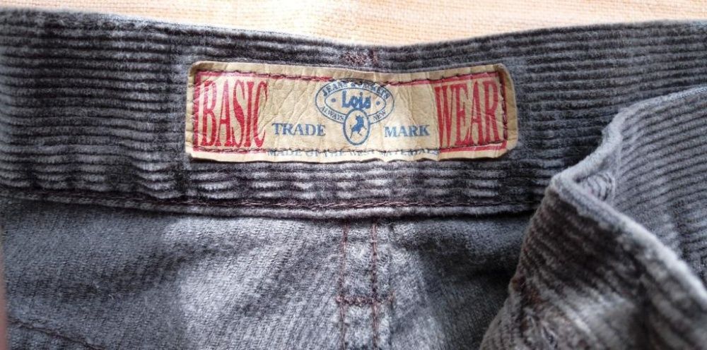 Вельветовые джинсы из 80-х. В коллекцию. Новые! LOIS Made in Spain