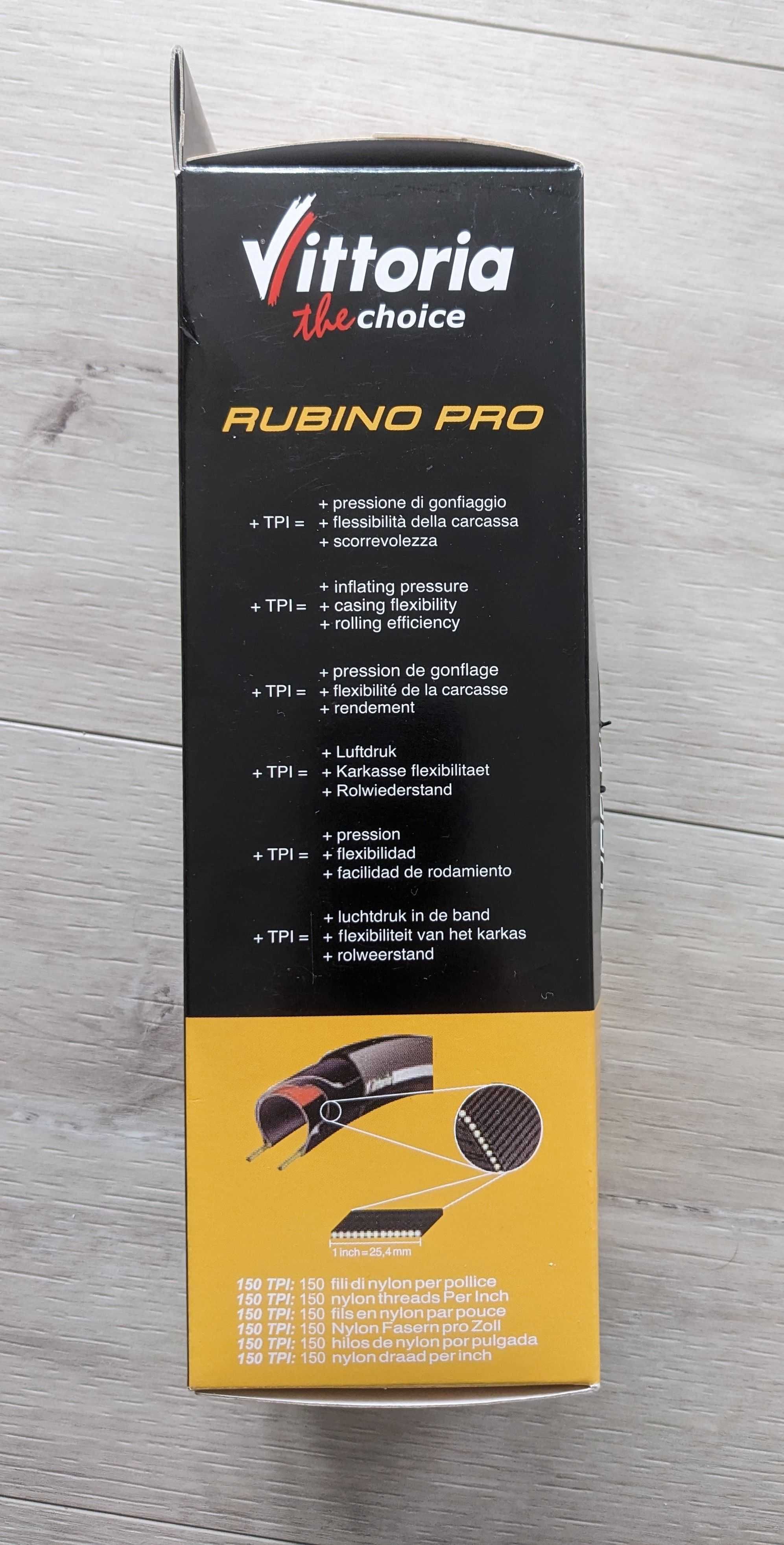 Vittoria Rubino Pro 700x25C KOMPLET  2 szt  opony zwijane