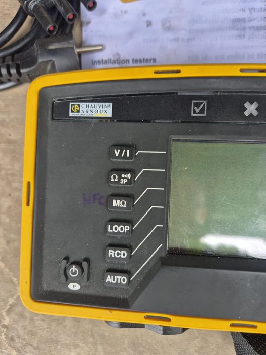 Wielofunkcyjny Tester/Miernik instalacji C.A 6133