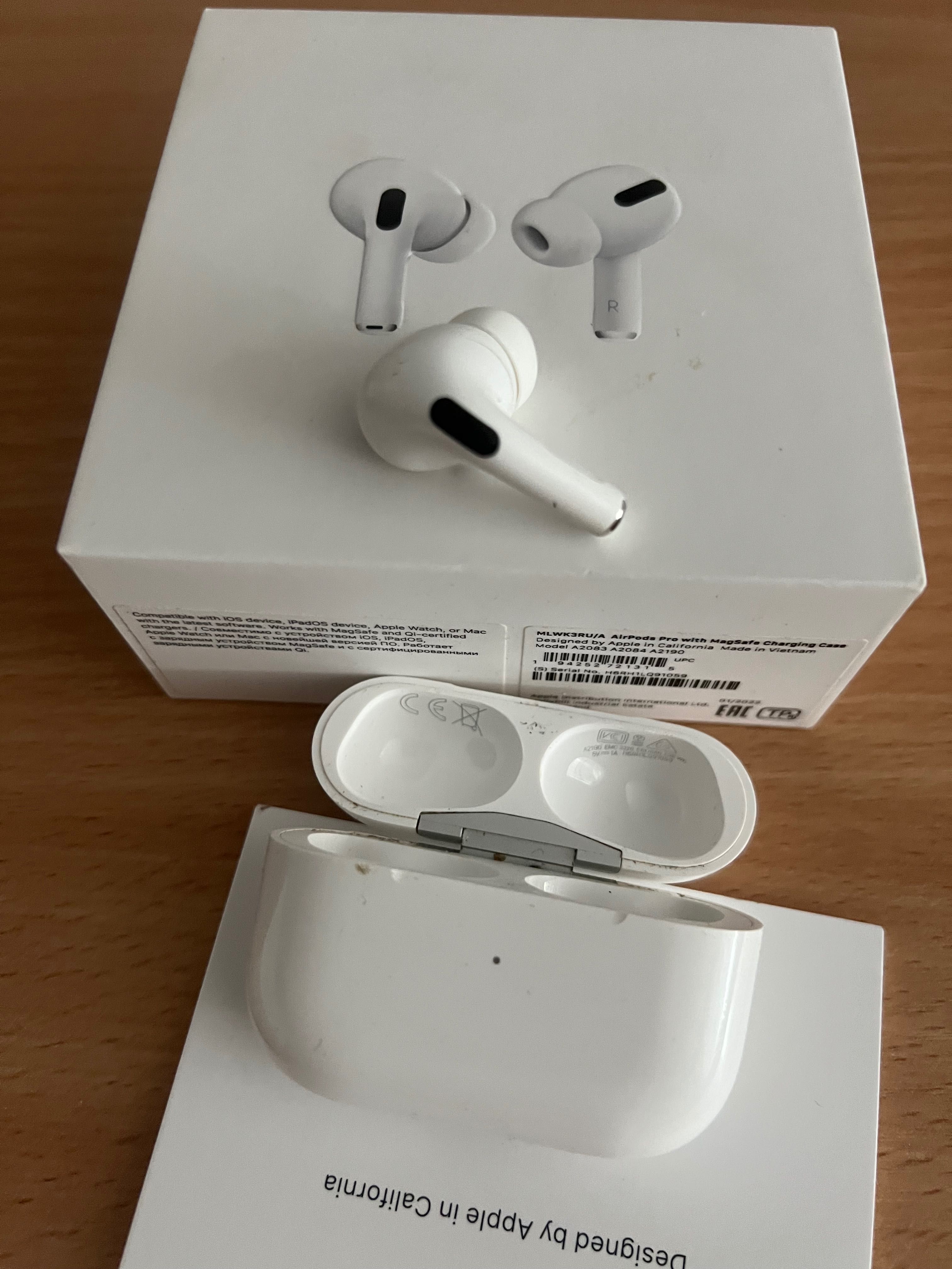 AirPods Pro 1 | Правий навушник + кейс + коробка | Оригінал