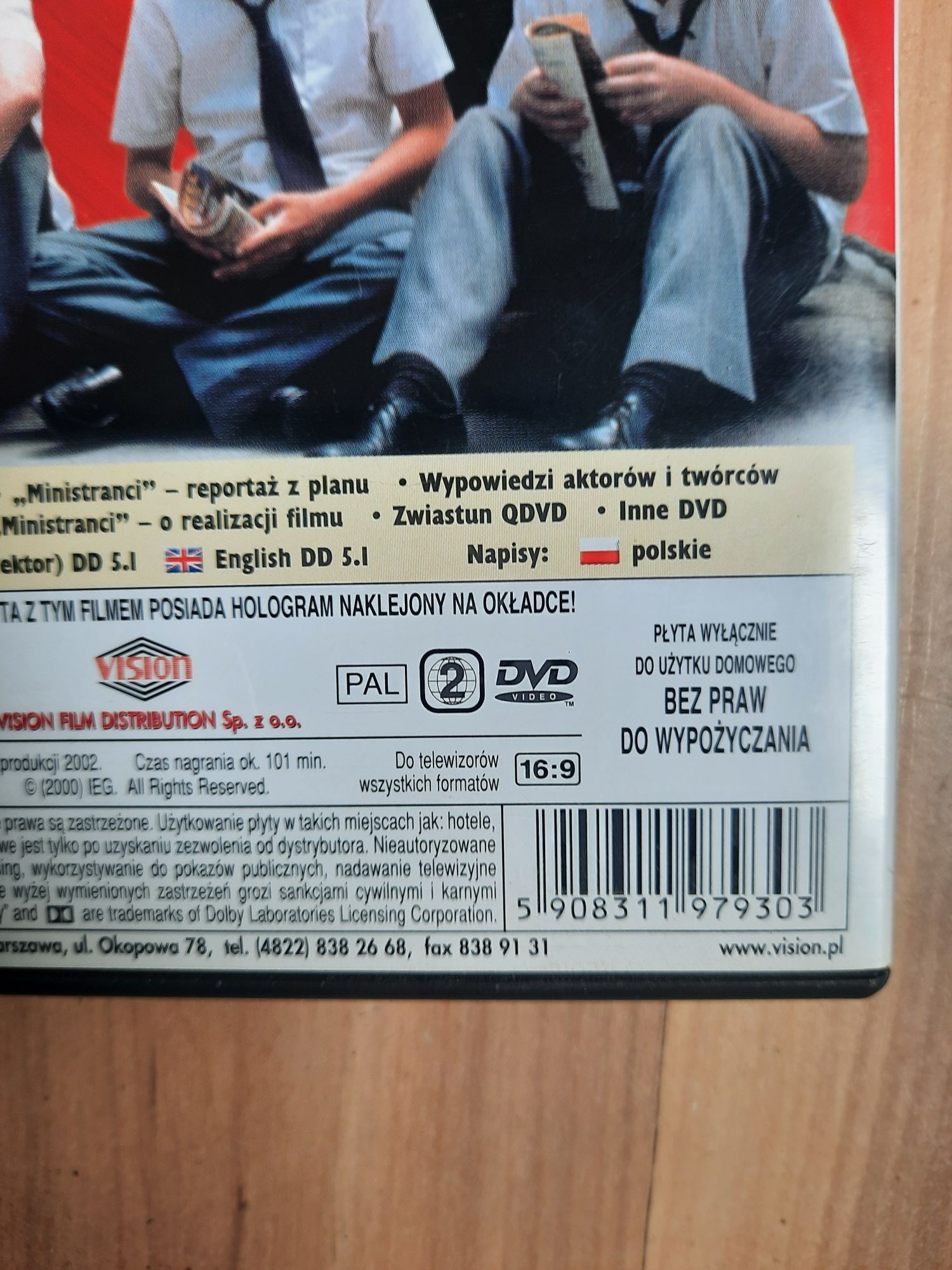 Plyta dvd z filmem Milistranci