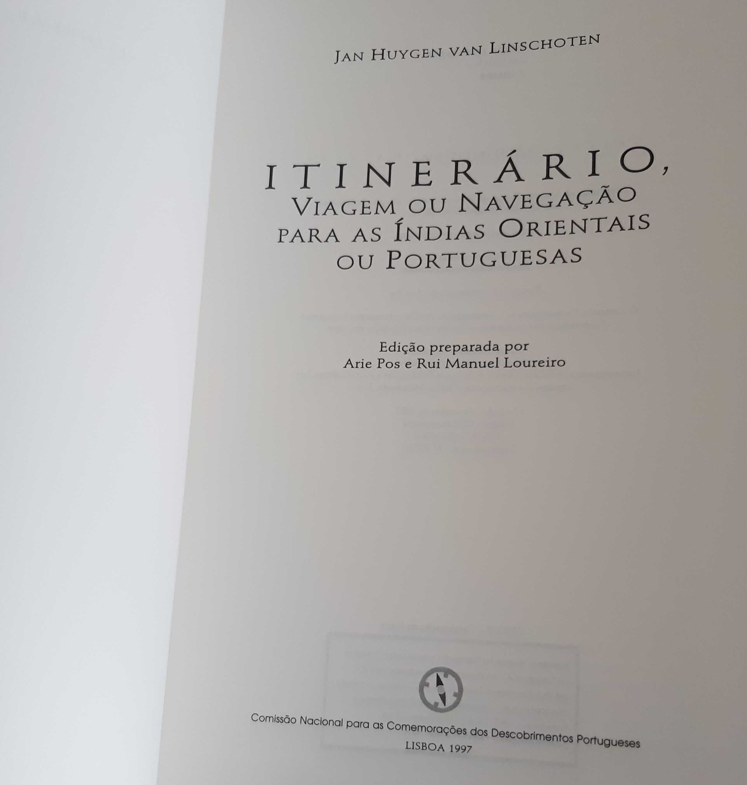 Livro Raro Ed. Luxo Itinerário, Viagem ou Navegação Índias Orientais