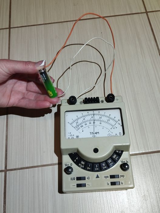 АмперМетр  ТЛ-4М вместе с проводами