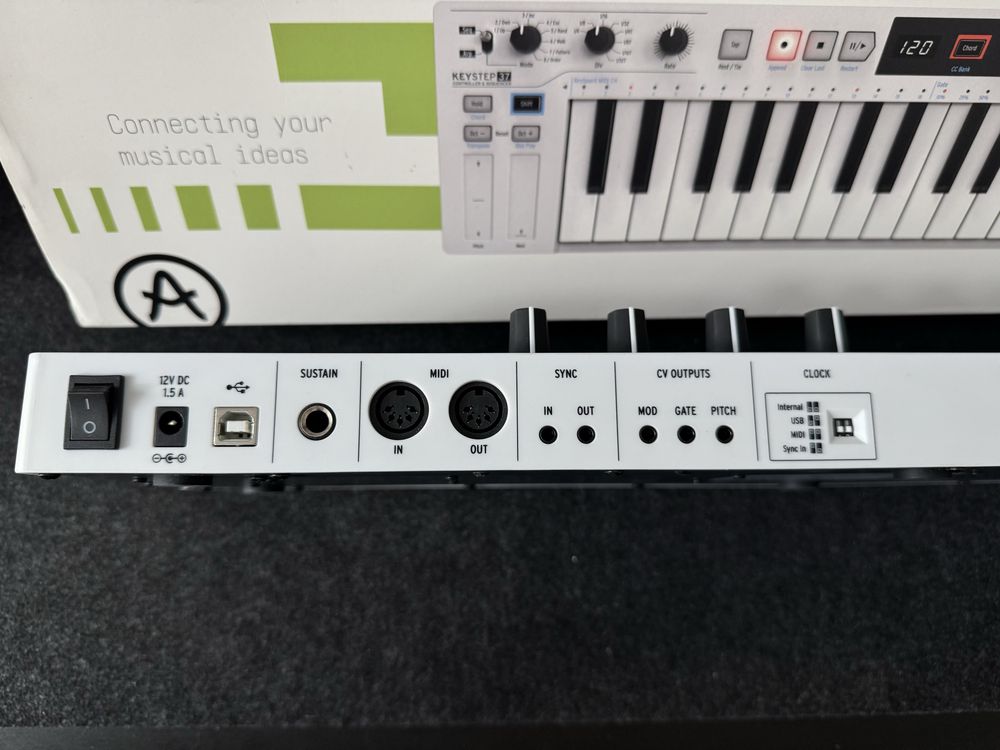 Arturia Keystep 37 + Deck saver - Teclado e Sequenciador Midi