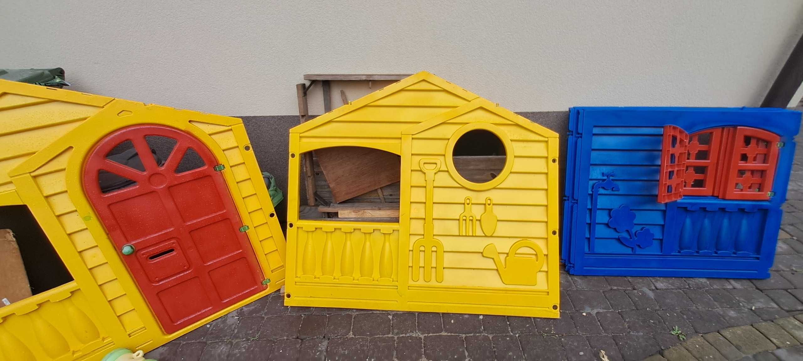 Domek ogrodowy plastikowy dziewczynka chłopiec