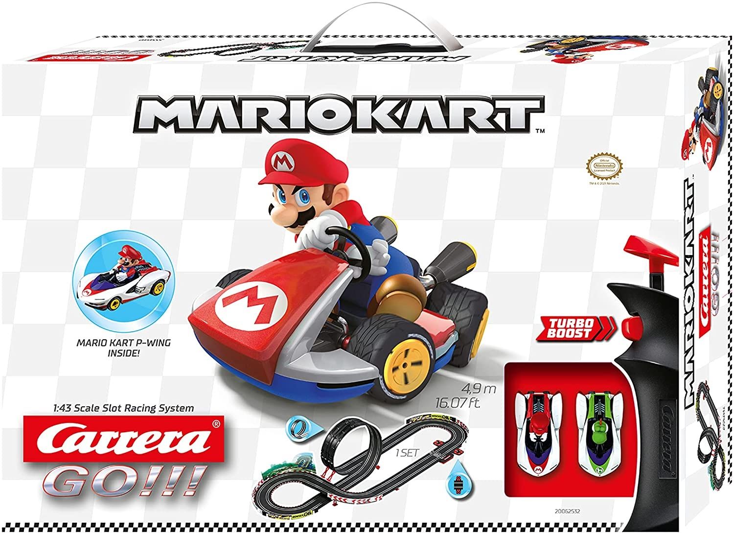 Pista de carros Nintendo Mario Kart Go !