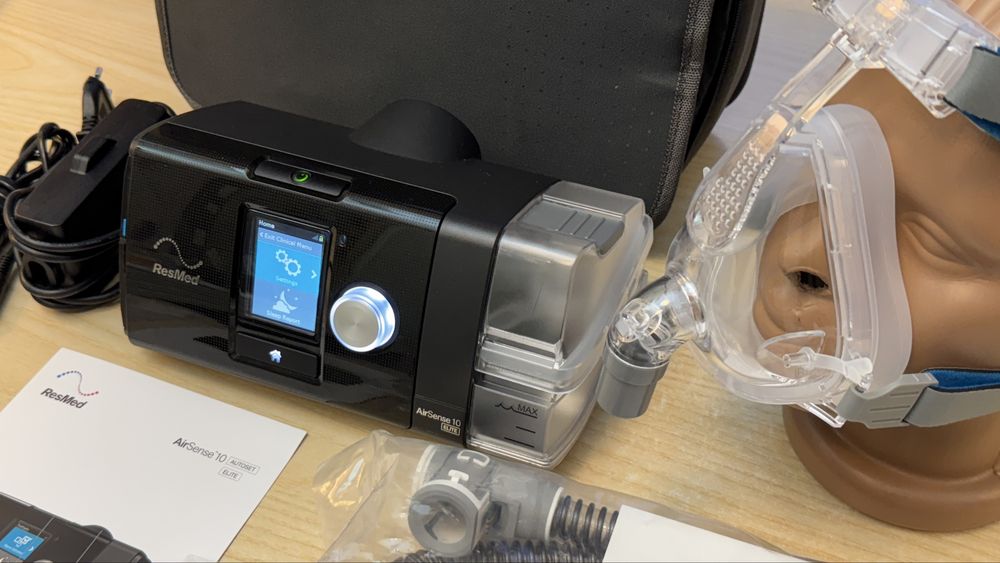 Сіпап апарат Resmed 10 Elite, 2394 години, cpap, швл, ивл, біпап, храп