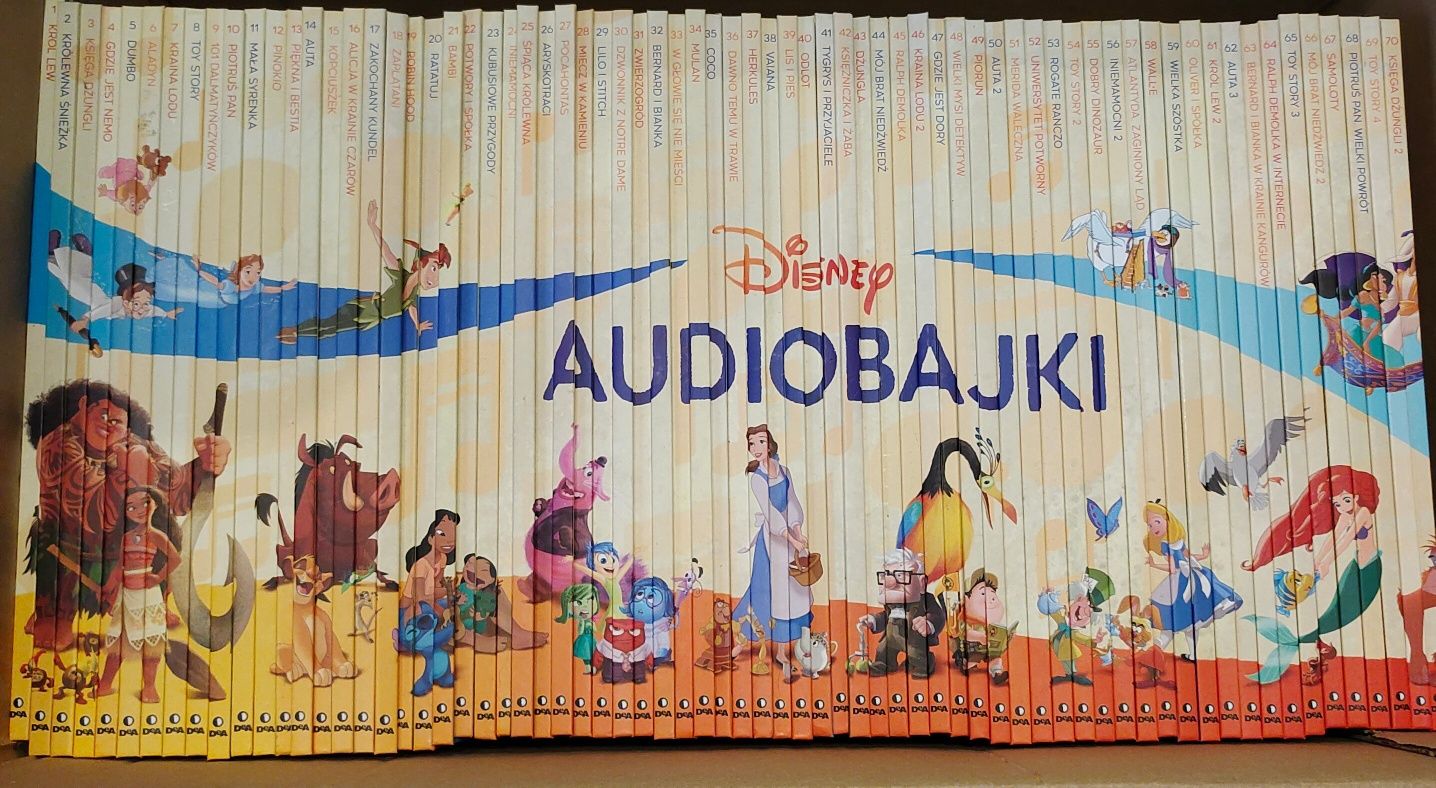 Dr Agostini bajki Disneya, książki i audiobooki