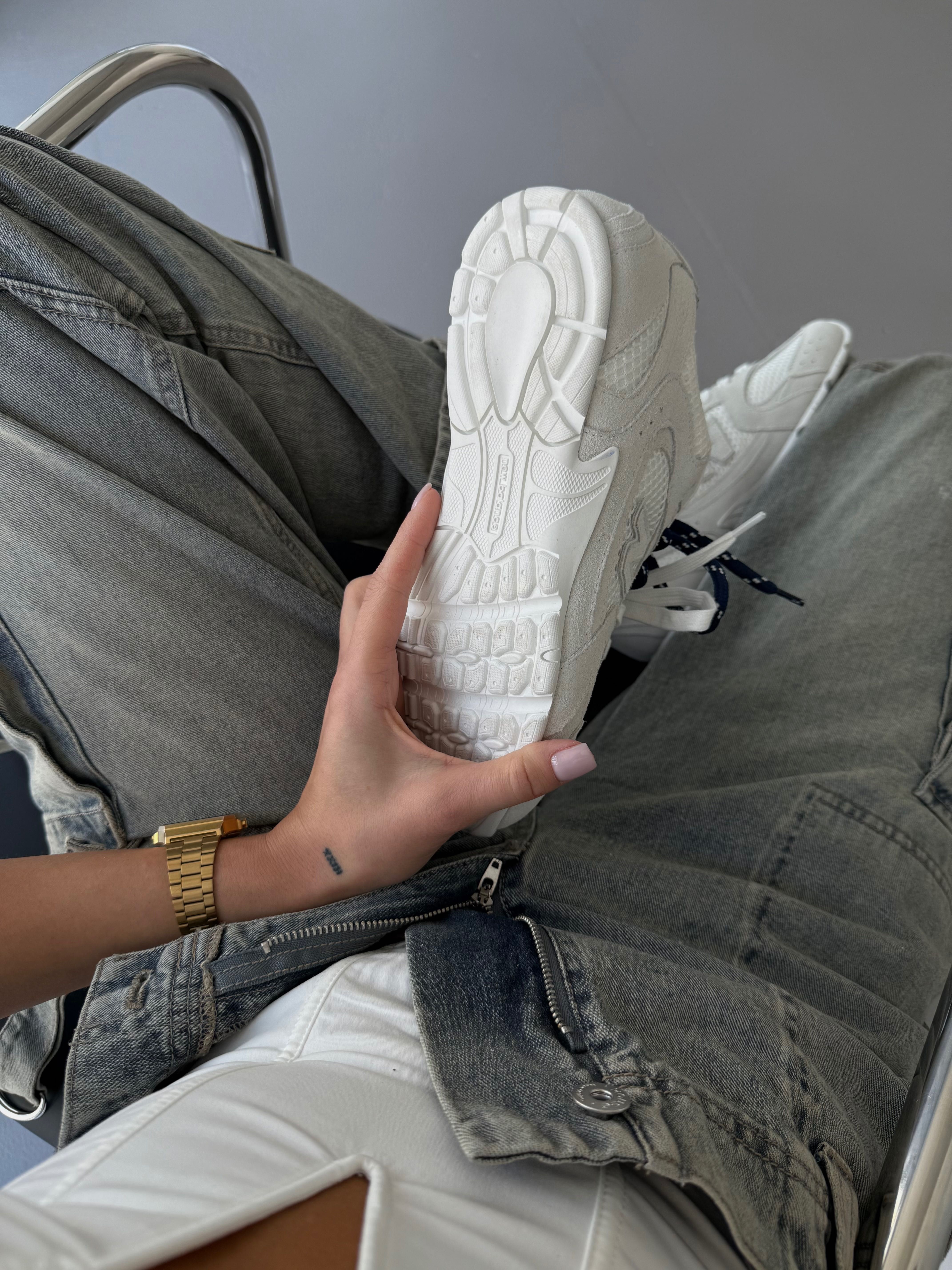 Кросівки New Balance x Miu Miu білі