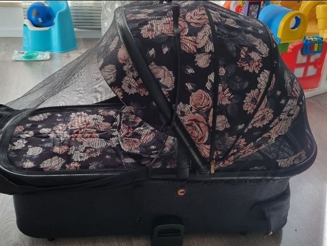 Wózek 2w1 Cavoe Duże KOŁA Axo Style La rose / Meteorite