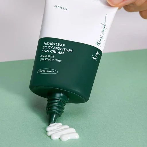Anua - Heartleaf Silky Moisture Sun Cream SPF50